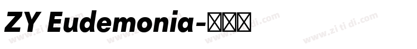 ZY Eudemonia字体转换